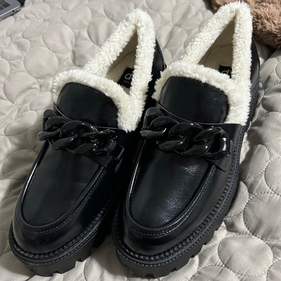 Dolce Vita Chunky loafers Faux Fur size 9 - Picture 2 of 8